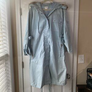 Together | Light Blue Parka-Style Coat